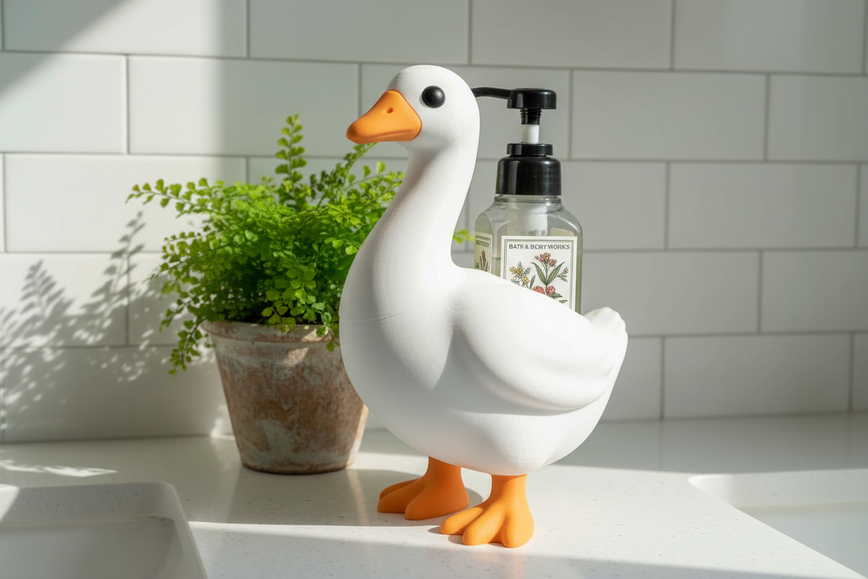 Goose with Soap Inside