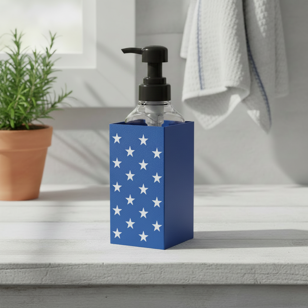 Star Spangled Sleeve - Blue with Bath & Body Works Dispenser